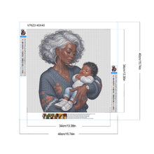 Load image into Gallery viewer, Diamond Painting - Full Round - mother and baby (40*40CM)