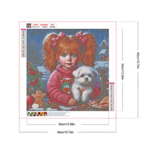 Load image into Gallery viewer, Diamond Painting - Full Round - Big-eyed girl (40*40CM)