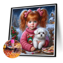Load image into Gallery viewer, Diamond Painting - Full Round - Big-eyed girl (40*40CM)