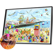 Load image into Gallery viewer, Diamond Painting - Full Square - Beach Playground (40*30CM)