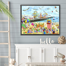 Load image into Gallery viewer, Diamond Painting - Full Square - Beach Playground (40*30CM)