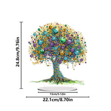 Load image into Gallery viewer, Acrylic Special Shaped Tree of Life DIY Diamond Art Tabletop Decor for Beginner