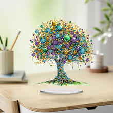 Load image into Gallery viewer, Acrylic Special Shaped Tree of Life DIY Diamond Art Tabletop Decor for Beginner