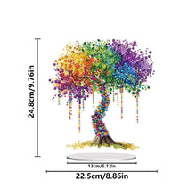 Load image into Gallery viewer, Acrylic Special Shaped Tree of Life DIY Diamond Art Tabletop Decor for Beginner