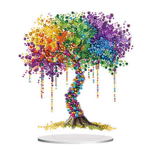 Load image into Gallery viewer, Acrylic Special Shaped Tree of Life DIY Diamond Art Tabletop Decor for Beginner