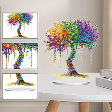 Load image into Gallery viewer, Acrylic Special Shaped Tree of Life DIY Diamond Art Tabletop Decor for Beginner