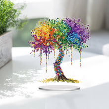 Load image into Gallery viewer, Acrylic Special Shaped Tree of Life DIY Diamond Art Tabletop Decor for Beginner