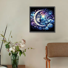Load image into Gallery viewer, Diamond Painting - Full Round - Abstract crescent moon (30*30CM)