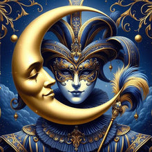 Load image into Gallery viewer, Diamond Painting - Full Round - Abstract crescent moon (30*30CM)