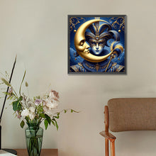 Load image into Gallery viewer, Diamond Painting - Full Round - Abstract crescent moon (30*30CM)