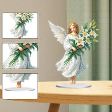Load image into Gallery viewer, Acrylic Special Shape Lily Candle Desktop Diamond Art Kits for Home Office Decor