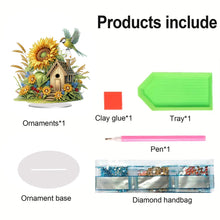 Load image into Gallery viewer, Acrylic Special Shape Lily Candle Desktop Diamond Art Kits for Home Office Decor