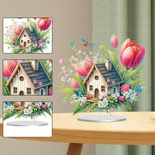 Load image into Gallery viewer, Acrylic Special Shape Lily Candle Desktop Diamond Art Kits for Home Office Decor