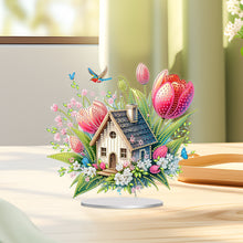 Load image into Gallery viewer, Acrylic Special Shape Lily Candle Desktop Diamond Art Kits for Home Office Decor