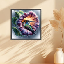Load image into Gallery viewer, Diamond Painting - Full Round - Blooming hummingbird (30*30CM)