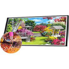 Load image into Gallery viewer, Diamond Painting - Full Square - Garden pavilion (80*40CM)