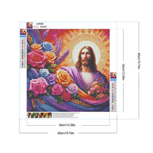 Load image into Gallery viewer, Diamond Painting - Full Round - rose jesus (40*40CM)