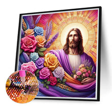 Load image into Gallery viewer, Diamond Painting - Full Round - rose jesus (40*40CM)