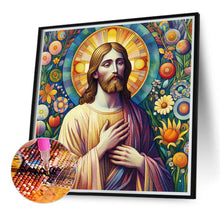 Load image into Gallery viewer, Diamond Painting - Full Round - fresco jesus (40*40CM)