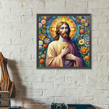 Load image into Gallery viewer, Diamond Painting - Full Round - fresco jesus (40*40CM)