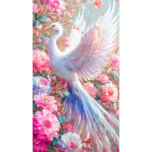 Load image into Gallery viewer, Diamond Painting - Full Round - white phoenix (40*70CM)