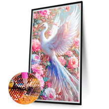 Load image into Gallery viewer, Diamond Painting - Full Round - white phoenix (40*70CM)