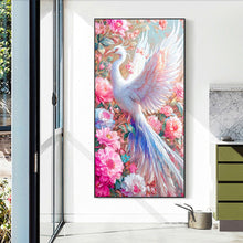 Load image into Gallery viewer, Diamond Painting - Full Round - white phoenix (40*70CM)