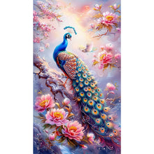 Load image into Gallery viewer, Diamond Painting - Full Round - Peacock (40*70CM)