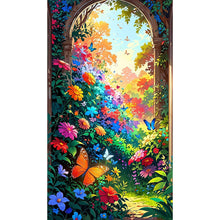 Load image into Gallery viewer, Diamond Painting - Full Round - butterfly bush (40*70CM)