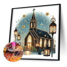 Load image into Gallery viewer, Diamond Painting - Partial Special Shaped - church (30*30CM)