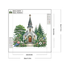 Load image into Gallery viewer, Diamond Painting - Partial Special Shaped - church (30*30CM)