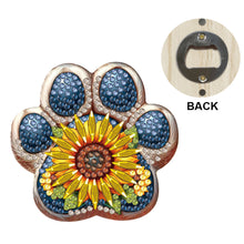 Load image into Gallery viewer, Wooden Cat Diamond Painting Bottle Opener Helper Rhinestones Bottle Opening Tool