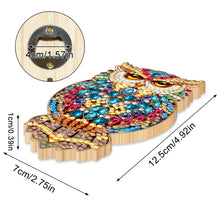 Load image into Gallery viewer, Wooden Cat Diamond Painting Bottle Opener Helper Rhinestones Bottle Opening Tool