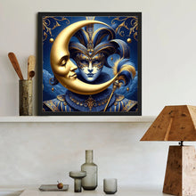 Load image into Gallery viewer, Diamond Painting - Full Round - Mask crescent moon (40*40CM)