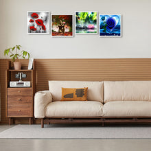Load image into Gallery viewer, 4pcs Round Diamond Painting Set - Flower Zen (30*30CM)