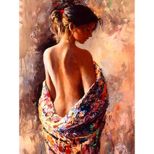 Load image into Gallery viewer, 2pcs Round Diamond Painting Set - Bath beauty (30*40CM)