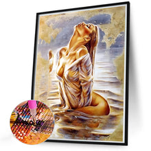 Load image into Gallery viewer, 2pcs Round Diamond Painting Set - Bath beauty (30*40CM)