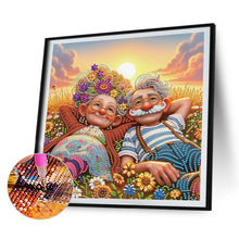 Load image into Gallery viewer, 4pcs Partial Special Diamond Painting Set - Warm old man (30*30CM)