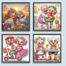 Load image into Gallery viewer, 4pcs Partial Special Diamond Painting Set - Warm old man (30*30CM)