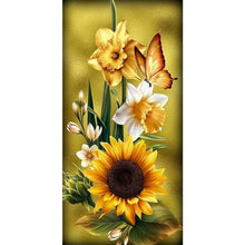 Load image into Gallery viewer, Diamond Painting - Full Square - Sunflower butterfly (45*85CM)