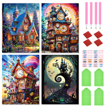 Load image into Gallery viewer, Diamond Painting - Full Round - Abstract Hut Series (30*40CM)