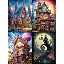 Load image into Gallery viewer, Diamond Painting - Full Round - Abstract Hut Series (30*40CM)