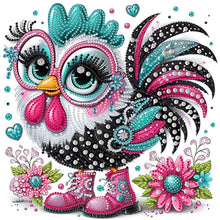 Load image into Gallery viewer, 2pcs Partial Special Diamond Painting Set - Colorful Chicken (30*30CM)
