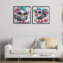 Load image into Gallery viewer, 2pcs Partial Special Diamond Painting Set - Colorful Chicken (30*30CM)