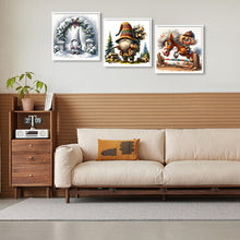 Load image into Gallery viewer, 3pcs Round Diamond Painting Set - Cartoon Series (30*30CM)