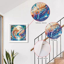 Load image into Gallery viewer, Diamond Painting - Partial Special Shaped - Moonlight Pisces (30*30CM)