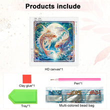 Load image into Gallery viewer, Diamond Painting - Partial Special Shaped - Moonlight Pisces (30*30CM)