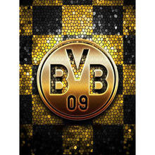 Load image into Gallery viewer, 4pcs Round Diamond Painting Set - Borussia Dortmund (30*40CM)