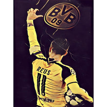 Load image into Gallery viewer, 4pcs Round Diamond Painting Set - Borussia Dortmund (30*40CM)