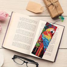 Load image into Gallery viewer, 3Pcs Special Shape Parrot 5D DIY Diamond Painting Bookmark with Pendants